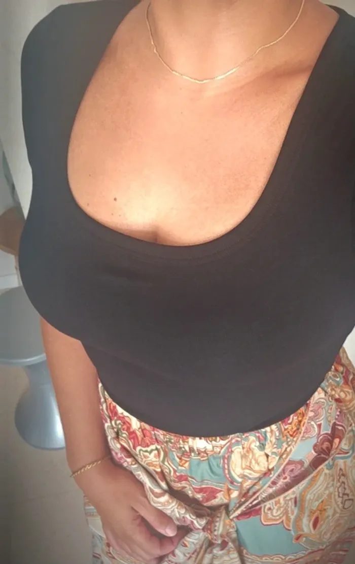 T shirt coton brassière rembourrée intégrée - photo numéro 3
