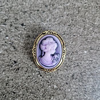 Broche style Vintage avec Camée