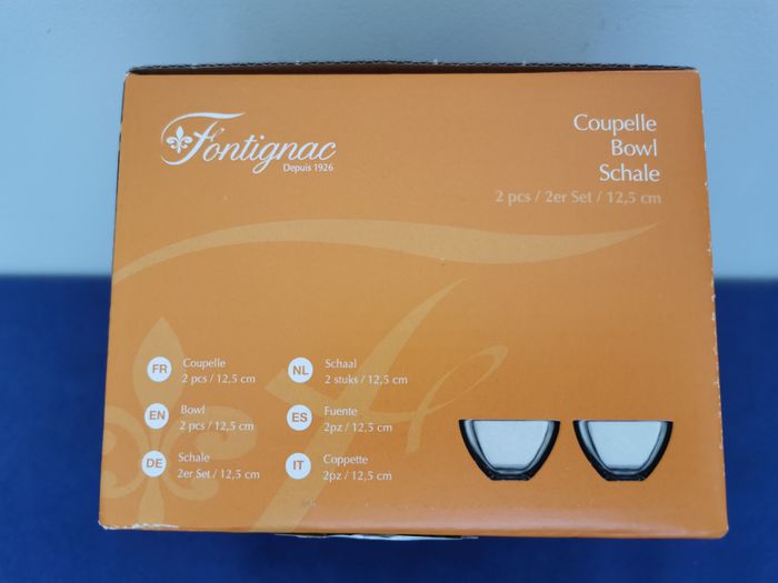 6 coupelles en verre - neuves - Fontignac - photo numéro 10