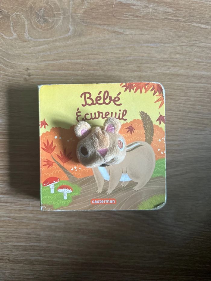 Livre bébé écureuil - mes livres marionnettes - photo numéro 2