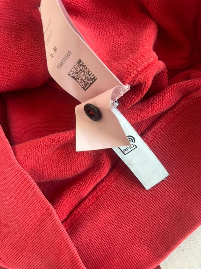 Sweat Stone Island taille S rouge patch sur l’épaule - photo numéro 6