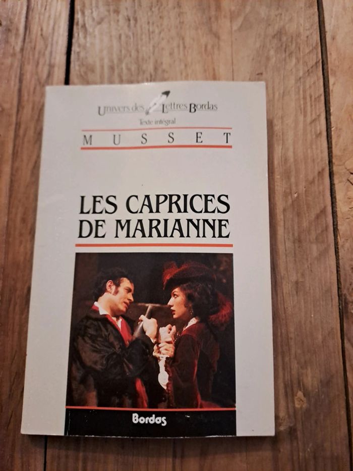 Livre Les Caprices de Marianne, Alfred De Musset