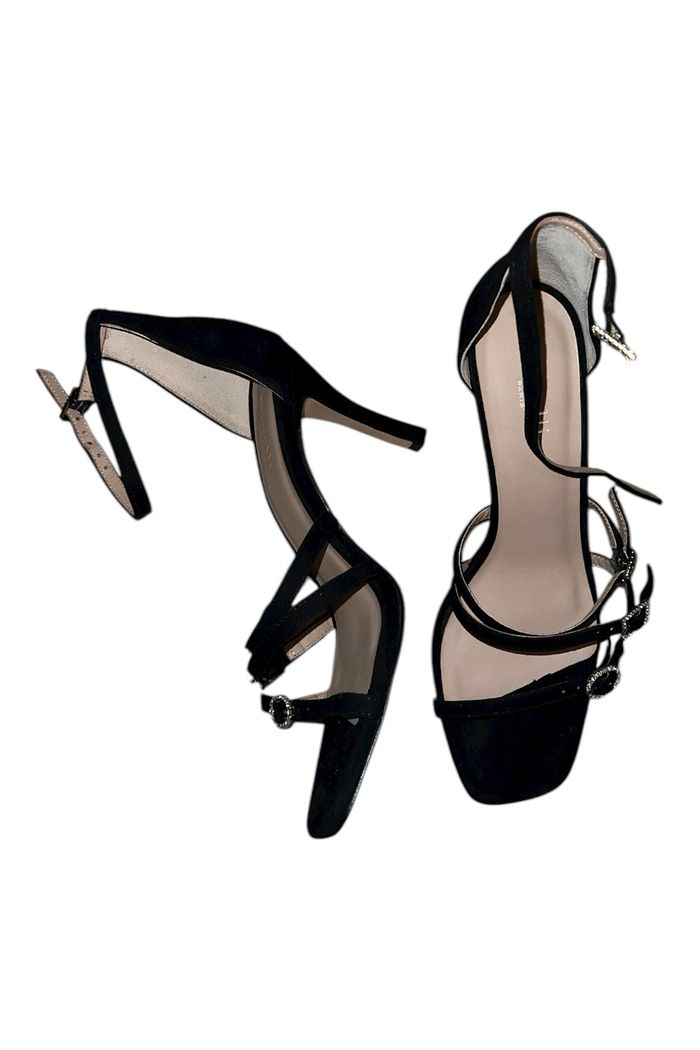 Sandales noires à talons Minelli -50% - photo numéro 3