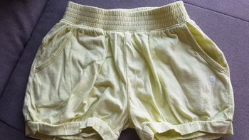 Short vert clair fille 6 ans