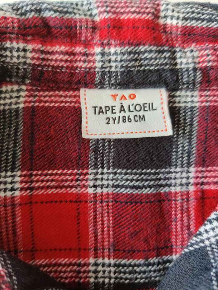 Chemise manches longues taille 2 ans - photo numéro 2