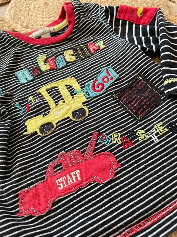 T-shirt manches longues 9 mois - photo numéro 2