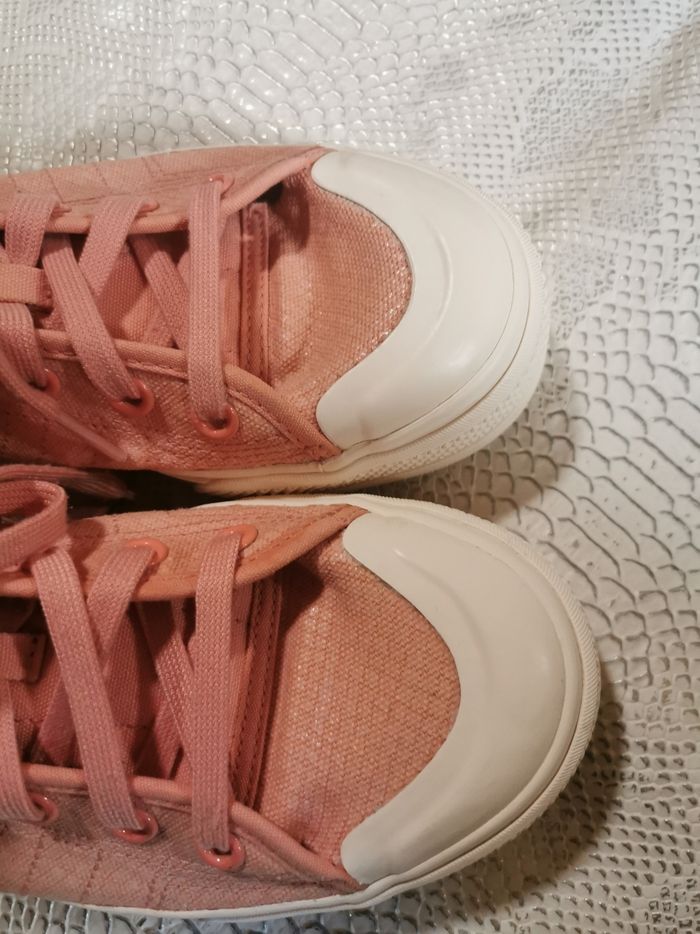 Baskets montantes à plateforme Adidas T 39, 5 - photo numéro 2