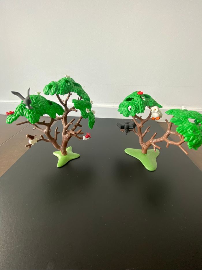 Playmobil ensemble arbres et oiseaux - photo numéro 2