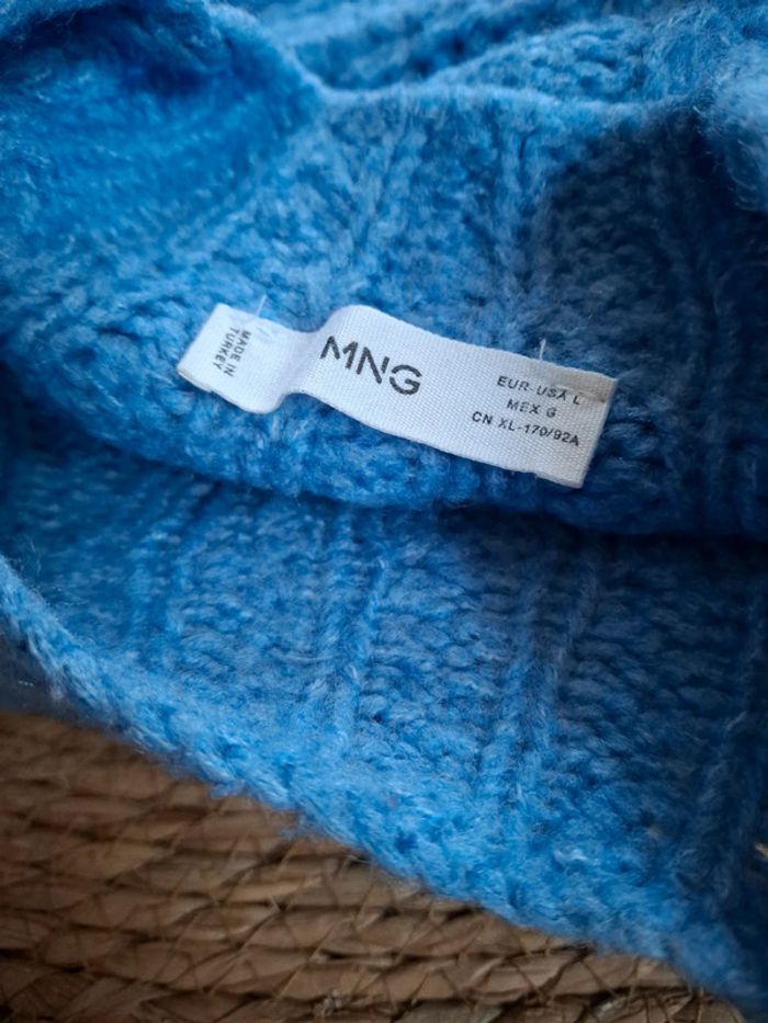 Pull bleu lavande Mango L - photo numéro 4