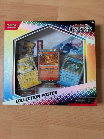 Cartes Pokémon Coffret Poster Évolution Prismatique EV8.5
