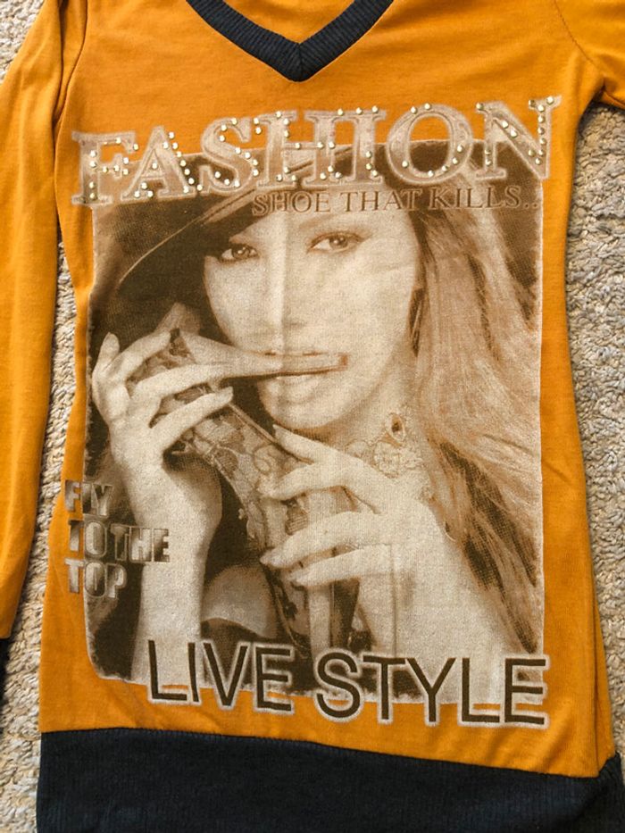 tunique taille 16 ans col V - photo numéro 2