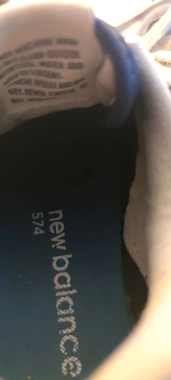 Baskets New Balance classic 574, pointure 37 - photo numéro 9