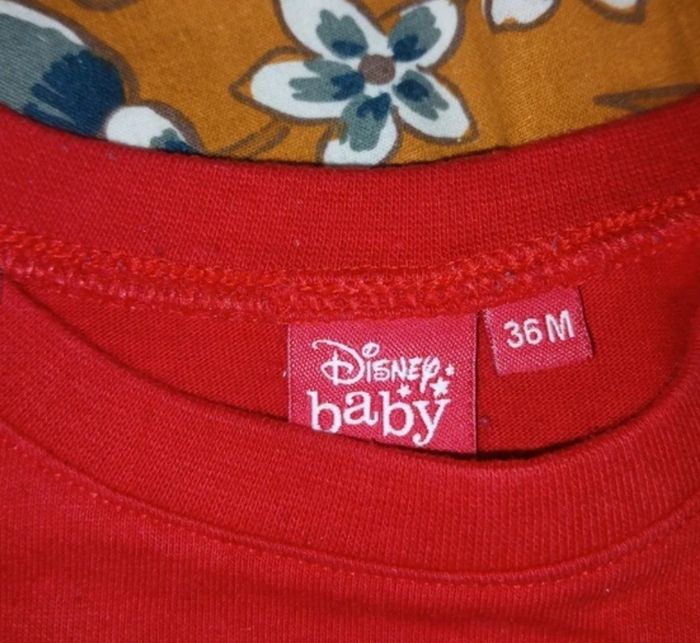 T shirt longues manches Noël Mickey - photo numéro 3