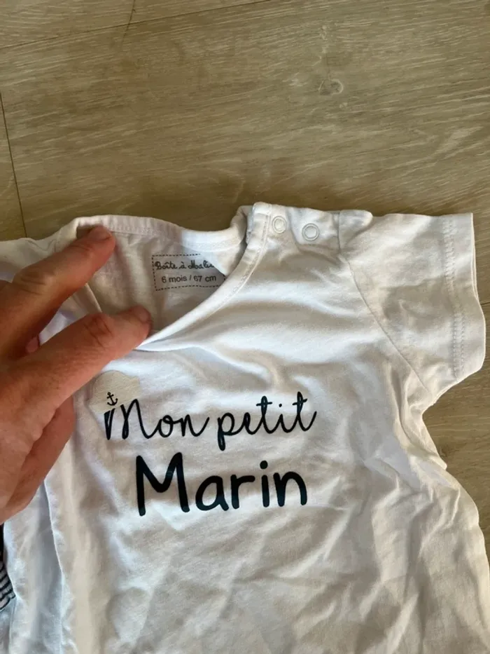 Lot de deux tee-shirts - photo numéro 5