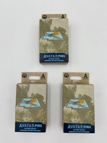 Lots 3 Mystery Pin / Pin’s Avatar Pandora - Disney - Édition Limitée