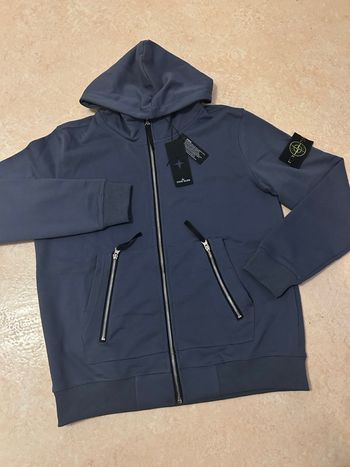 Gilet Stone Island bleu marine