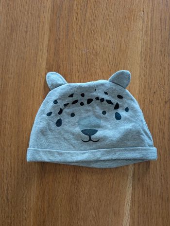 Bonne ours avec oreilles gris taille 41