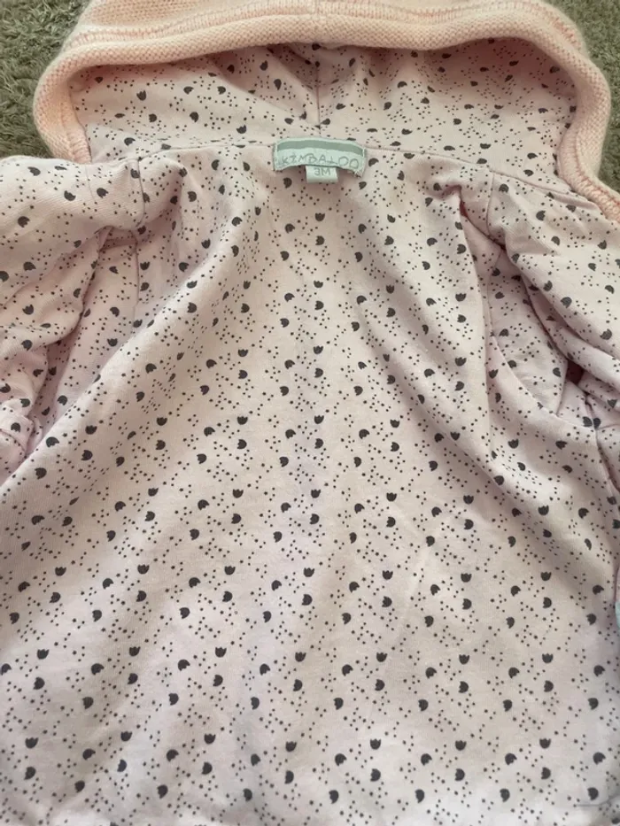 Gilet chaud 3 mois fille - photo numéro 2