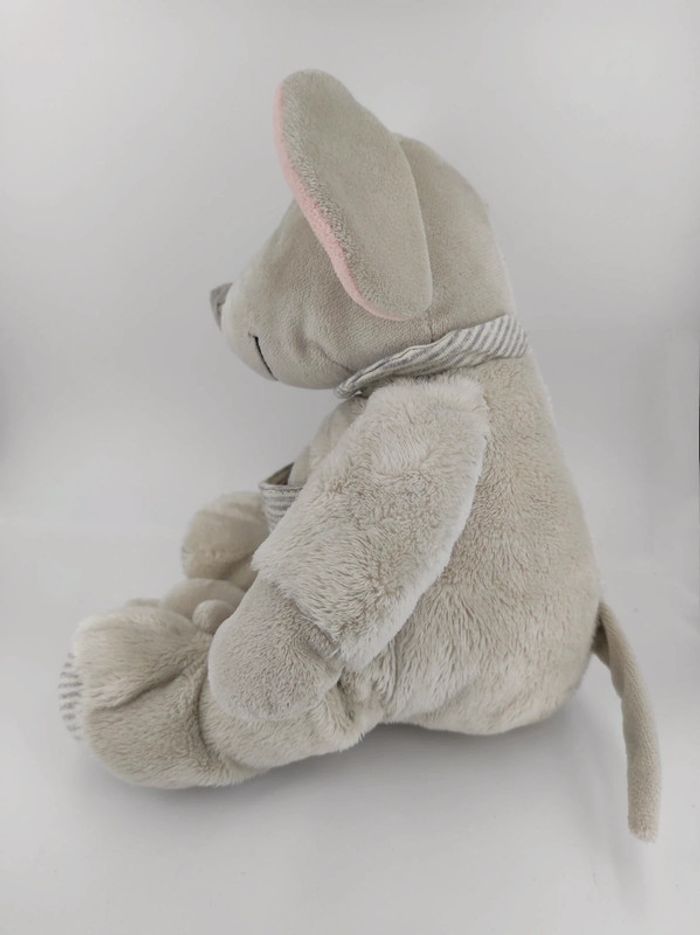 Peluche Souris grise avec son bébé Nicotoy - photo numéro 4