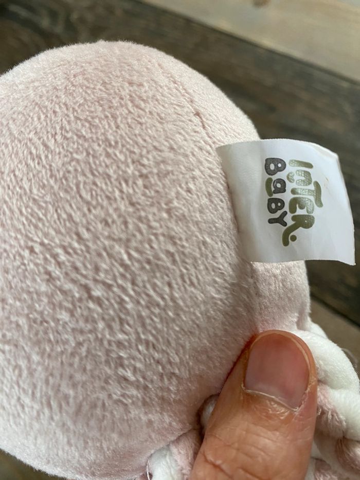 Peluche doudou pieuvre Rose - photo numéro 2