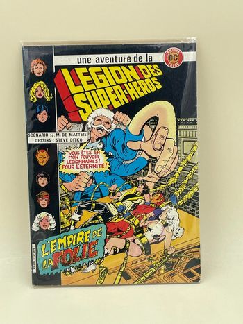 Magazine Dc Comics Légion des super Héros vintage
