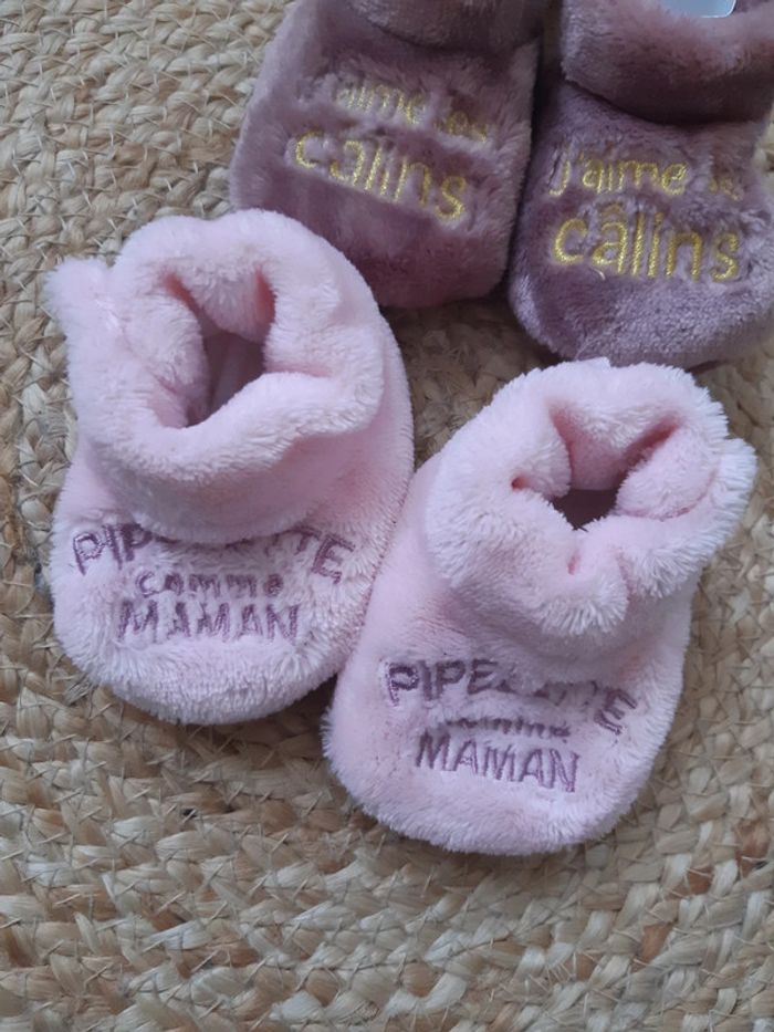 Lot de 2 chaussons neufs P'tichou - photo numéro 2