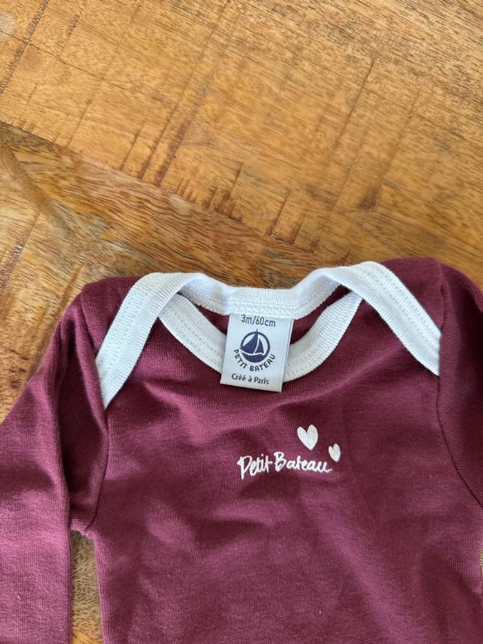 Body manches longues Petit Bateau 6 mois - photo numéro 2