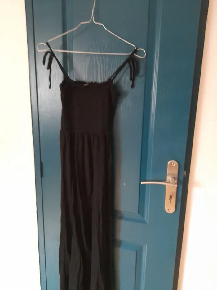 Robe longue noir taille s - photo numéro 2