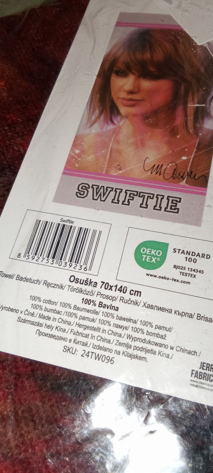 Drap de bain Taylor Swift coton