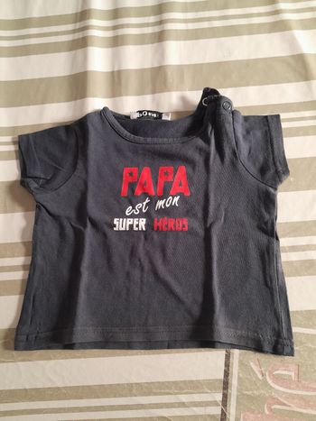 Tee-shirt manches courtes bébé garçon Taille 6mois 