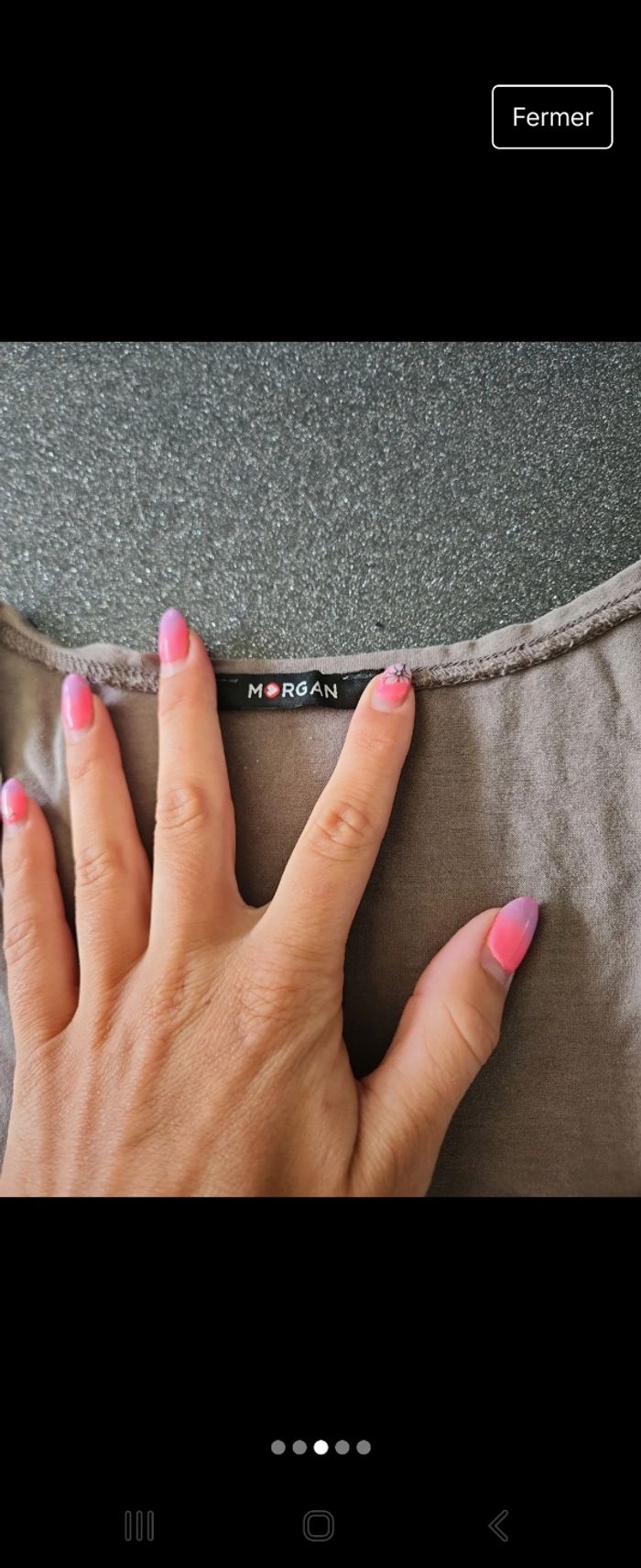 Débardeur Morgan marron - photo numéro 3