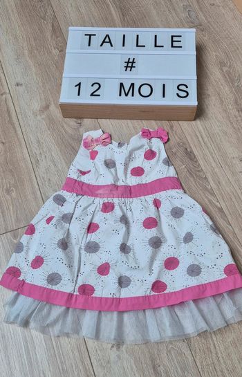 Robe cérémonie 12 mois