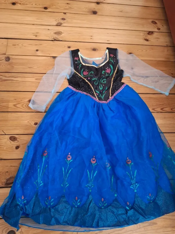 Magnifique robe esla anna reine des neiges costume deguisement