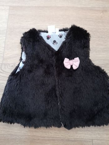 Gilet sans manches minnie 6 mois