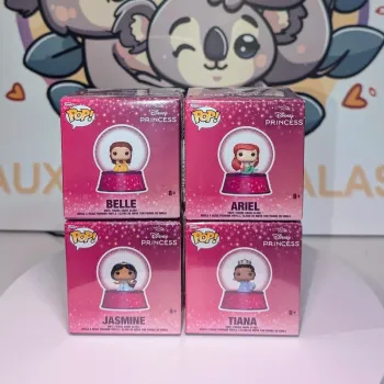 Disney Princesse - Mini Boule à Neige - Ariel, Belle, Jasmine et Tian
