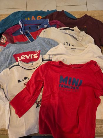 Lot de 10 tee-shirt manches longues 