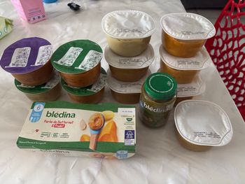 Petits pots bébé 6 et 8mois