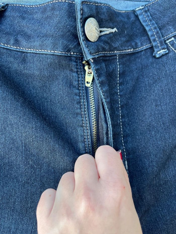 Jeans skinny bleu foncé - photo numéro 7