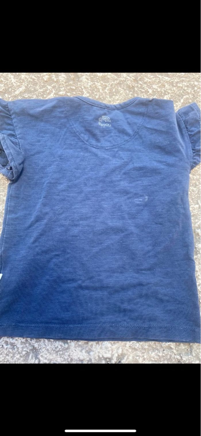 Débardeur noppies bleu marine et orange - photo numéro 3