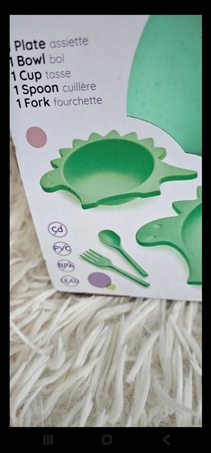 Magnifique coffret repas dinosaure Melii Neufs - photo numéro 5