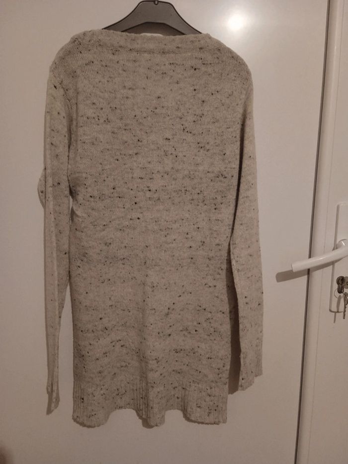 Pull long 40 % laine taille M - photo numéro 4