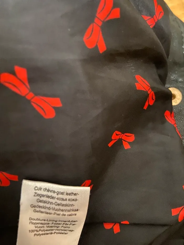 Veste en cuir de chevre - photo numéro 4