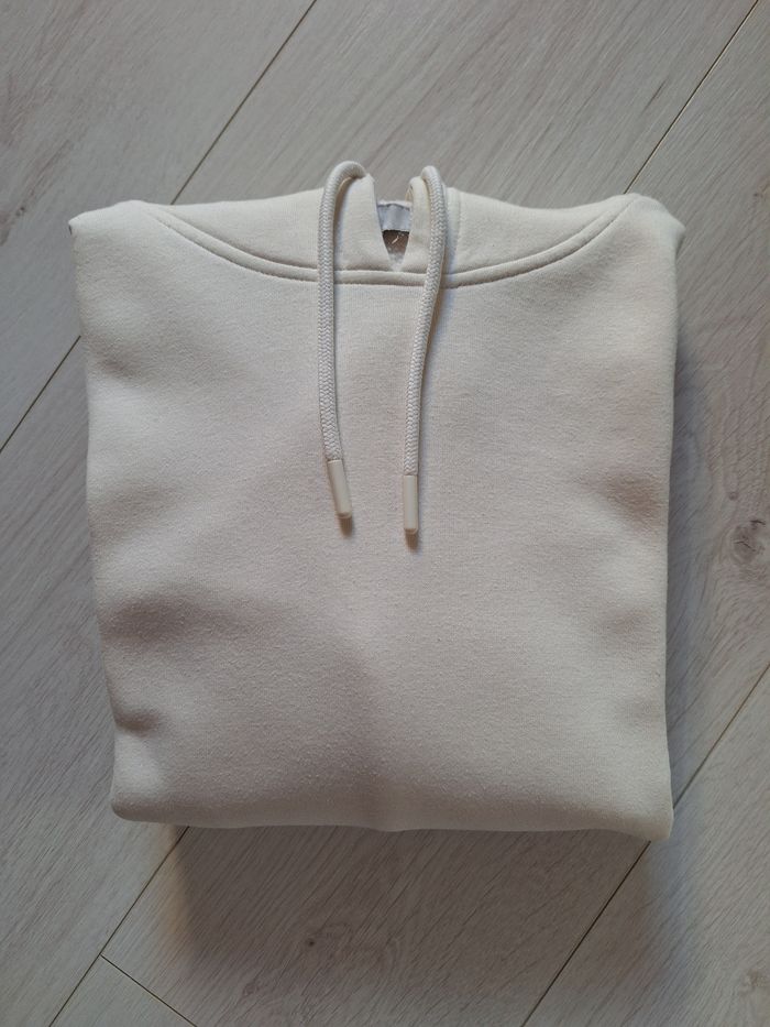 Sweat à capuche blanc/crème La Halle
