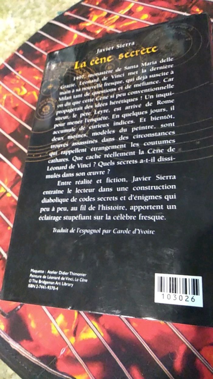 Roman La cène secrète - photo numéro 2