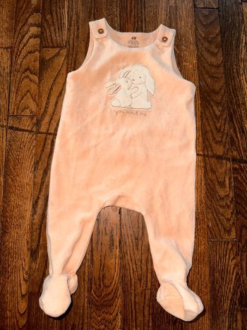 Salopette velour H&M 1-2 mois