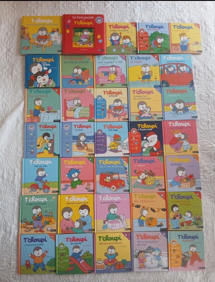 Lot de 35 livres de T'choupi 📚 - photo numéro 1