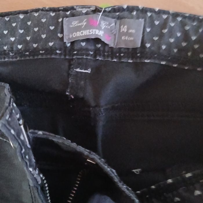 Pantalon skinny en imitation  vinyl fille - photo numéro 3