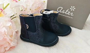 Bottes Bottines Cuir Zip 1er pas 👣 Aster T20