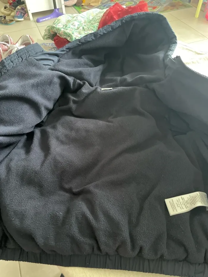 Manteau doudoune chaude, petit bateau, trois ans mixte - photo numéro 4