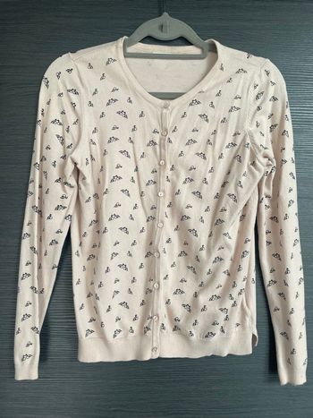 Gilet corail motif cygne M camaïeu